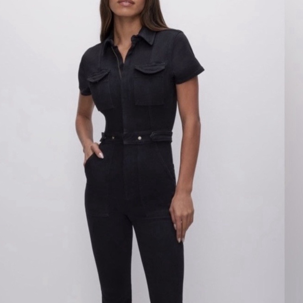 Good American Black Jumpsuit